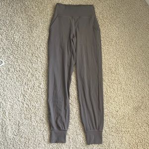 purple gray lululemon align joggers